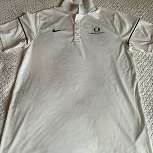 Nike White Performance Polo Shirt Athletic Style